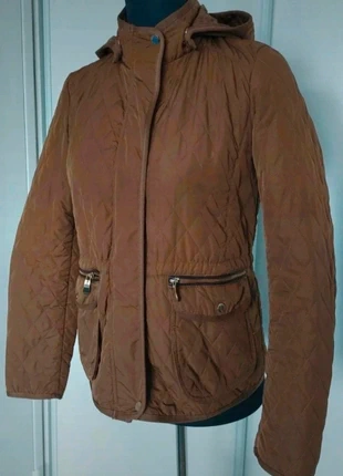 Manteau veste matelassée femme woman Zara taille 36 S marron cintrée losanges, marque: Zara, état: Neuf sans étiquette, taille: S / 36 / 8, 15,00 €, 16,45 € Protection acheteurs incluse