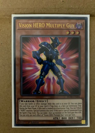 Vision hero multiply guy, brand: Yu-Gi-Oh!, condition: Very good, £1.50, £2.28 includes Buyer Protection