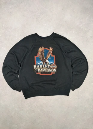 80's Harley Davidson 3D Emblem Crewneck, brand: Hanes, condition: Very good, size: M, €120.00, €126.70 includes Buyer Protection Pro