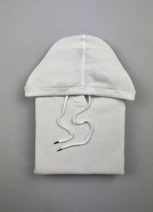 Pull à capuche en maille blanc Ralph Lauren - Taille M - Bon état, merk: Ralph Lauren, staat: Goed, maat: M / 38 / 10, € 9,90, € 11,10 inclusief Kopersbescherming