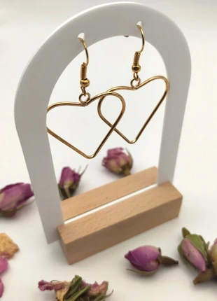 Boucles d'oreilles coeur, marque: Elégance, état: Neuf sans étiquette, 5,00 €, 5,95 € Protection acheteurs incluse