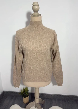 Pull col roulé vintage maille torsadée pour femme - parfait pour l'hiver - Taille M, brand: Vintage Dressing, condizioni: Buone, taglia: M / IT 42 / EU 38, €6.00, €7.00 include la Protezione acquisti