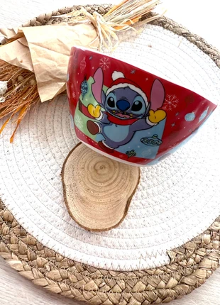 Bol Stitch Noël fond rouge, brand: Stitch & Soul, condition: New with tags, €5.50, €6.48 includes Buyer Protection