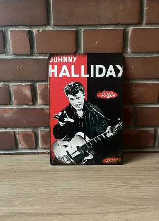 Plaque métal Johnny Hallyday, marke: johnny hallyday, zustand: Neu, 9,00 €, 10,15 € beinhaltet Vinted-Käuferschutz Pro