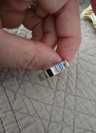 Bague unisexe, carré, diamètre 20mm, neuve en acier inoxydable, brand: acier, condizioni: Nuovo senza cartellino, taglia: 19,8 mm Ø / 23,5, €5.00, €5.95 include la Protezione acquisti Pro