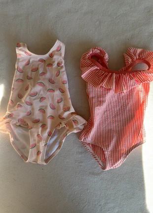 Lot 2 maillots de bains, brand: Vertbaudet, condition: Very good, size: 1-3 months / 56 cm, €3.00, €3.85 includes Buyer Protection