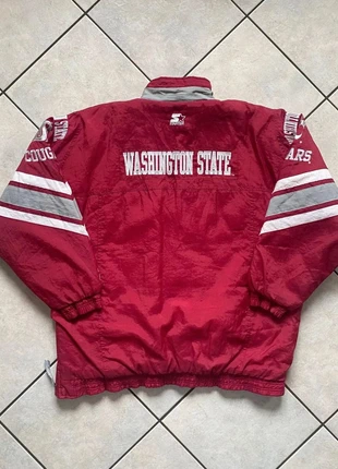 Veste US vintage 90’s Starter des Washington State Cougars | rouge et grise logo brodé | XXL homme, marque: Starter, état: Très bon état, taille: XXL, 58,00 €, 61,60 € Protection acheteurs incluse