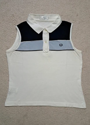 Polo Debardeur Tennis Fred Perry 42 Femme Vintage Retro Année 90 Y2k Old Money Collector, brand: Fred Perry, condizioni: Ottime, taglia: XL / IT 46 / EU 42, €35.00, €37.45 include la Protezione acquisti Pro