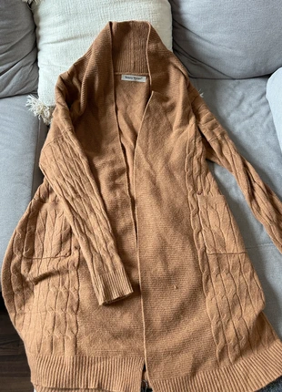 🧶 Schicke braune Long-Strickjacke von Beauty Women (Größe L/XL), marque: Beauty Women, état: Très bon état, taille: L / 40 / 12, 5,00 €, 5,95 € Protection acheteurs incluse