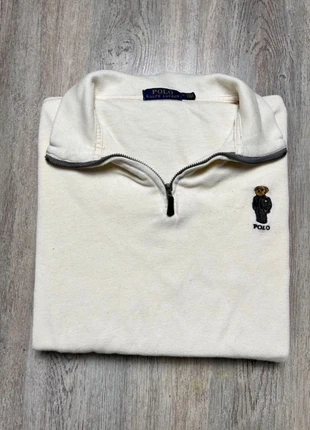 Pull 1/4 zip Ralph Lauren couleur blanc taille M en bon état, marke: Ralph Lauren, zustand: Sehr gut, größe: M, 35,00 €, 37,45 € beinhaltet Vinted-Käuferschutz Pro