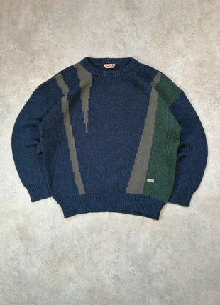 Vintage 1990s mohair & Wool graphic sweater, marque: Vintage Dressing, état: Très bon état, taille: L, 45,00 €, 47,95 € Protection acheteurs incluse