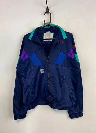 Vintage Navy Puma Tracksuit Jacket Men's Medium, brand: Puma, condition: Good, size: M, £25.00, £26.95 includes Buyer Protection