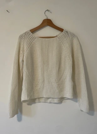 Pull en maille écru – col rond, marke: Cache Cache, zustand: Sehr gut, größe: M / 38 / 10, 4,00 €, 4,90 € inklusive Vinted-Käuferschutz