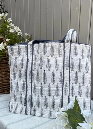 Vintage-Inspired Anise Home Quilted 100% Cotton Tote – New with Tags, brand: Anise home, condition: New with tags, €16.50, €18.03 includes Buyer Protection