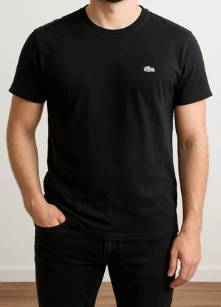 Lacoste T-shirt rare noir, Taille M - Excellent etat, marca: Lacoste, estado: Muito bom, tamanho: M, €25.00, €26.95 inclui Proteção do Comprador