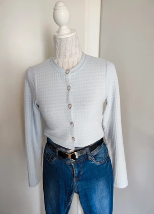 Cardigan boutons fantaisie, brand: Bershka, condition: Very good, size: S / 36 / 8, €5.00, €5.95 includes Buyer Protection