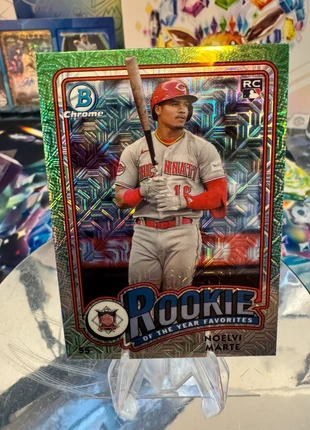 Noelvi Marte ROY4 Rookie Of The Year Mojo Refractor Bowman Chrome 2024, merk: bowman, staat: Nieuw zonder prijskaartje, € 4,95, € 5,90 inclusief Kopersbescherming Pro