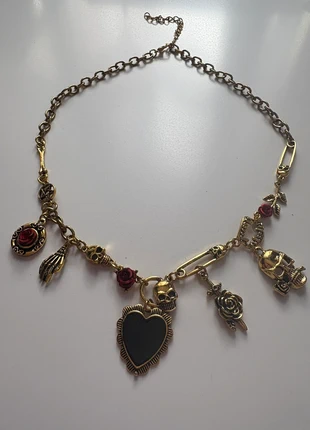 Collier breloque pendentif gothique punk rock y2k, brand: Gothicana by EMP, condition: Very good, €20.00, €21.70 includes Buyer Protection