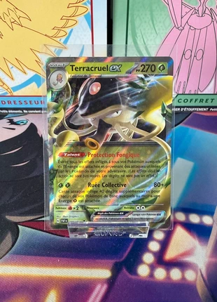 Carte Pokémon Terracruel-Ex (PAF 005) - Destinées de Paldea (EV4.5), marque: Pokémon, état: Très bon état, 2,00 €, 2,80 € Protection acheteurs incluse