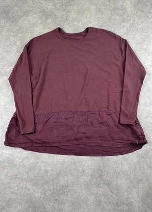 T-shirt sport bordeaux Lululemon taille 14 - XXL femme Ease of Mind manche longue - ART0298, marke: Lululemon, zustand: Gut, größe: XXXL / 46 / 18, 15,99 €, 17,49 € beinhaltet Vinted-Käuferschutz Pro