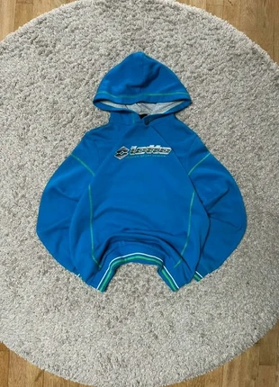Sweat-shirt à Capuche Lotto Vintage 00s y2k Bleu Logo Brodé, brand: Lotto, condition: Very good, size: S, €10.00, €11.20 includes Buyer Protection