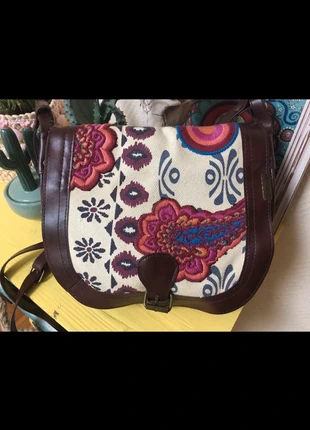 Sac brodé boho desigual, brand: Desigual, condition: Very good, €20.00, €21.70 includes Buyer Protection