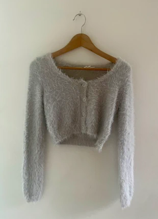 Kimchi Blue by Urban Outfitters Fuzzy Cropped Cardigan, brand: Urban Outfitters, condition: New without tags, size: S / UK 8-10, £10.00, £11.20 includes Buyer Protection
