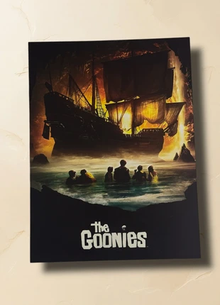 Tableau impression UV sur bois 3mm – The Goonies vintage – 24x32 cm, brand: Fait Main, condition: New without tags, €18.00, €19.60 includes Buyer Protection