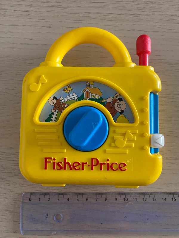 Boîte musique Fisher price 1992 music box frère Jacques jouet musical - photo numéro 3