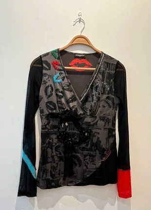 Top vintage retro estilo desigual yk2, brand: Vintage Dressing, condizioni: Ottime, taglia: M / IT 42 / EU 38, €10.00, €11.20 include la Protezione acquisti