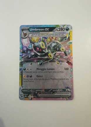 Carte Pokémon umbreonex italienne (Noctali) d’évolution prismatique 8.5, marke: Pokémon, zustand: Neu, 8,00 €, 9,10 € inklusive Vinted-Käuferschutz