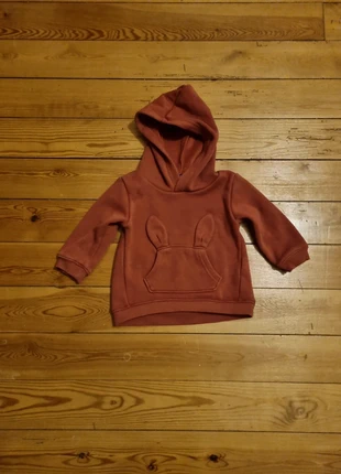 Pull à capuche, marque: Kiabi, état: Bon état, taille: 12-18 mois / 80 cm, 1,00 €, 1,75 € Protection acheteurs incluse