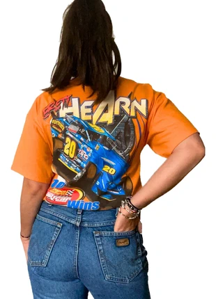 T-shirt Racing imprimé Brett Hearn Orange, brand: Gildan, condition: Very good, size: L, €19.00, €20.65 includes Buyer Protection