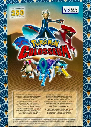 Carte VIP Pokemon Colosseum Nintendo Gamecube version PAL, estado: Muy bueno, 14,95 €, 16,40 € Protección al comprador incluida