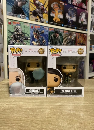 Lot 2 Figurines : Geralt & Yennefer (Neuve) Funko pop Television 1317 1318 / The Witcher, brand: Funko, condizioni: Nuovo con cartellino, taglia: Prematuri, fino a 44 cm, €19.99, €21.69 include la Protezione acquisti Pro