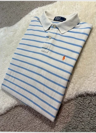 Polo piqué rayé – Ralph Lauren 262N, marca: Ralph Lauren, estado: Satisfatório, tamanho: M, €16.20, €17.71 inclui Proteção do Comprador Pro