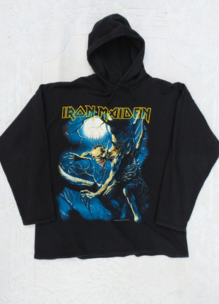 Vintage 90s 00s Y2K 1992 Iron Maiden hoodie XL Eddie graphic AOP double sided licensed band merch, marque: Screen Stars, état: Très bon état, taille: XL, 79,00 €, 83,65 € Protection acheteurs incluse