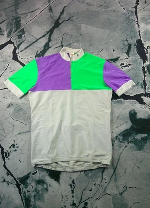 Tricots Du Rocher Shirt Vintage 80s Made in France Jockey Cyclisme Eroica Vélo Maillot Jersey, marca: Tricots du Rocher, estado: Bom, tamanho: M, €16.90, €18.45 inclui Proteção do Comprador Pro