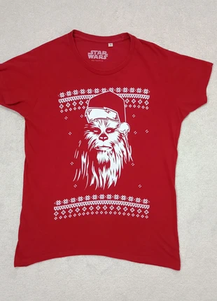 T-Shirt Rouge - Imprimé Chewbacca Noël / Stars Wars - Sol's - Taille S, brand: sol's, condizioni: Ottime, taglia: S, €14.90, €16.35 include la Protezione acquisti