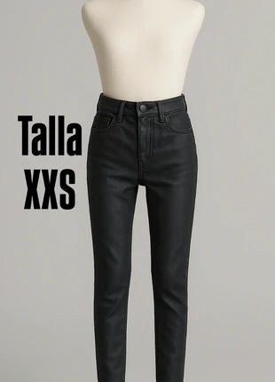 Pantalones polipiel shein felpa interior térmicos, marca: Shein, estado: Muito bom, tamanho: XXS / 32 / 4, €1.90, €2.70 inclui Proteção do Comprador