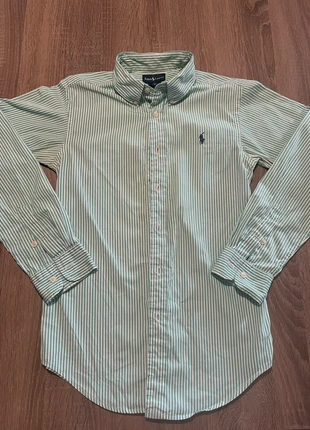 Chemise à rayures ralph lauren bleu turquoise homme femme unisexe, marke: Ralph Lauren, zustand: Neu, mit Etikett, größe: 14 Jahre / 164, 20,50 €, 22,23 € inklusive Vinted-Käuferschutz