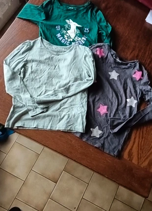 Lot maillots manches longues 8 ans fille, marque: Kiabi, état: Très bon état, taille: 8 ans / 128 cm, 3,99 €, 4,89 € Protection acheteurs incluse