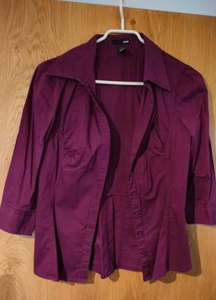 3/4 Bluse Magenta, marke: H&M, zustand: Sehr gut, größe: S / 36 / 8, 2,50 €, 2,83 € inklusive Vinted-Käuferschutz