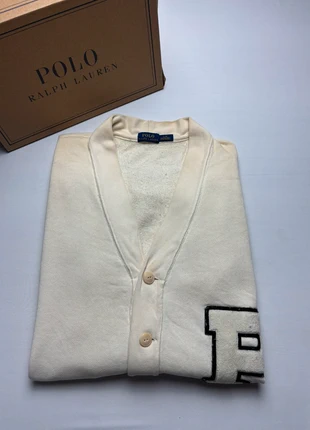 Cardigan Crème Ralph Lauren L Homme - Logo Brodé - Nouvelle Collection, marque: Ralph Lauren, état: Bon état, taille: L, 20,00 €, 21,70 € Protection acheteurs (Pro) incluse