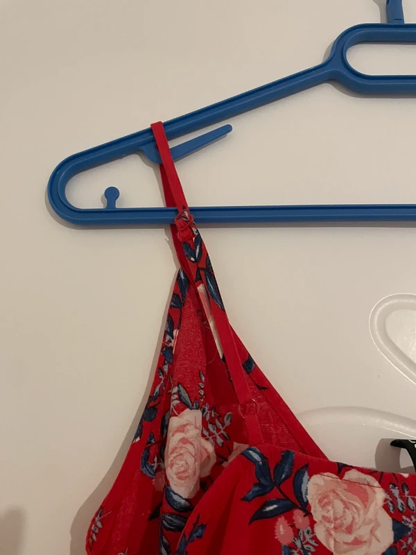 Combishort H&M à fleurs rose et bleu taille 38 - Idéal été - photo numéro 7