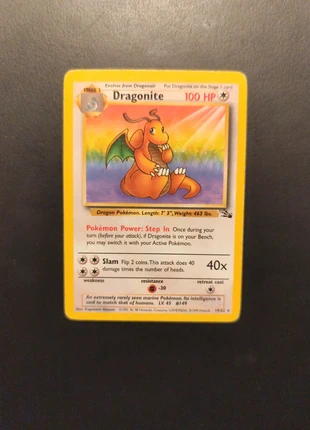 Pokémon card Dragonite 19/62 no holo foil fossil 1999 wotc english good conditions, marke: Pokémon, zustand: Gut, 14,90 €, 16,35 € inklusive Vinted-Käuferschutz
