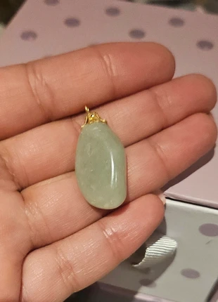 Pendentif pierre verte naturelle Agathe, brand: Pierre, condizioni: Ottime, €3.00, €3.85 include la Protezione acquisti