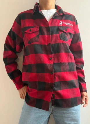 Magnifique chemise surchemise vintage dressing flanelle taille L couleur rouge & noire, marca: Vintage Dressing, estado: Muito bom, tamanho: L, €7.99, €9.09 inclui Proteção do Comprador