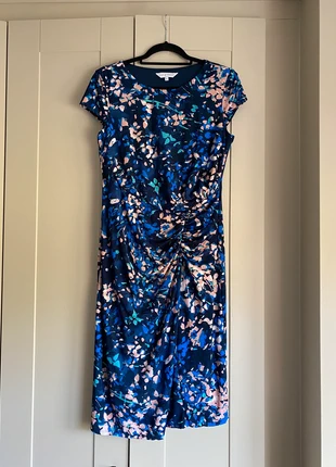 Lily & Franc by Dorothy Perkins - Size 14 - Ruched Floral Dress, brand: Dorothy Perkins, condition: Very good, size: XL / 42 / 14, €15.00, €16.45 includes Buyer Protection