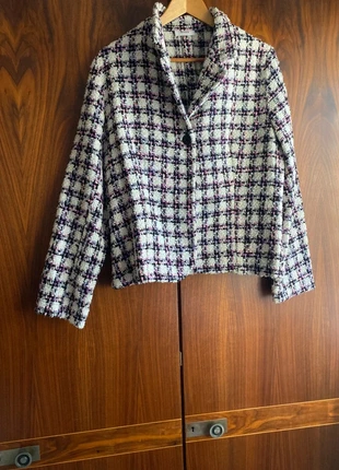 Chaqueta de Cuadros Negros, Blancos y Rosas, marque: Festa, état: Neuf sans étiquette, taille: S / 36 / 8, 15,00 €, 16,45 € Protection acheteurs incluse